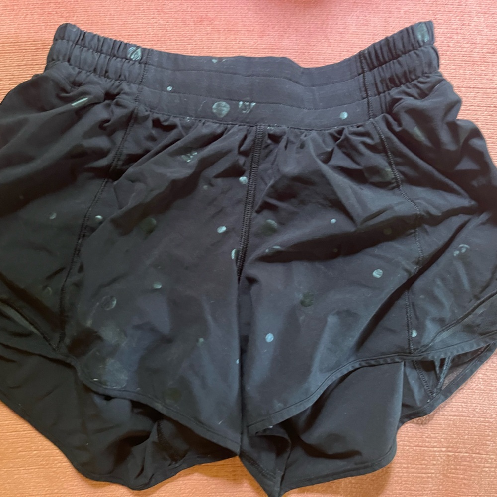 Lululemon athletica logo Black Women's Shorts